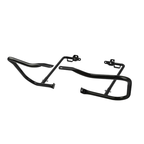 TCT-MOTORPARTS Saddlebag Bracket Guard Support Bar Fit For Harley CVO Street Road Glide 2023-2025; FLTRX FLHX Street Glide Ultra FLHXU - color: Black Style #3