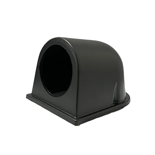 Black Universal 2" 52mm Single 1 Hole Dash Gauge Console Dashboard Pod Holder - size: 1 hole