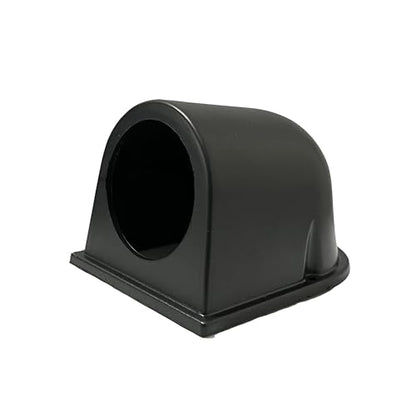 Black Universal 2" 52mm Single 1 Hole Dash Gauge Console Dashboard Pod Holder - size: 1 hole