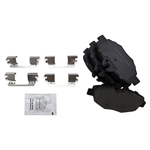 TRQ Front Brake Pad and Rotor Set Ceramic Vented Rotors - style: BKA11921