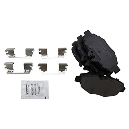 TRQ Front Brake Pad and Rotor Set Ceramic Vented Rotors - style: BKA11921