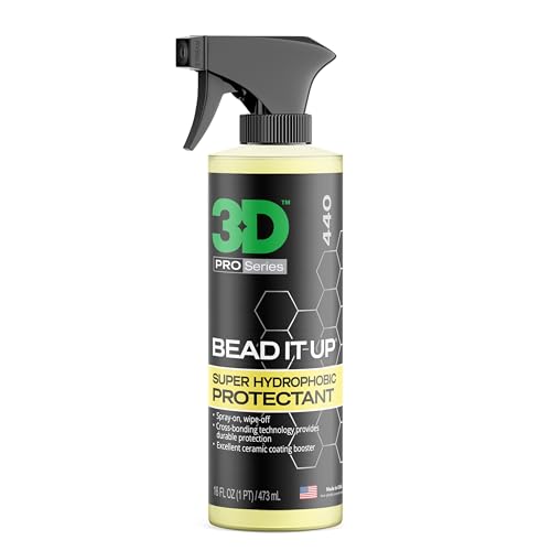 3D Bead It Up Ceramic Coating Booster Spray - Super Hydrophobic Bead Maker - Polymer Paint Protectant & Sealant 16oz. - size: 16 Fl Oz (Pack of 1)