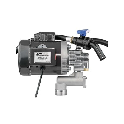GPI - L5116 Heavy Duty Oil Transfer Pump for High Viscosity Fluids,16 QPM/4 GPM, 115/230 Volt AC (142100-01) - style: 4 GPM, 115 Volt/230 AC