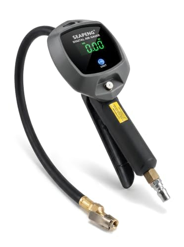 Digital Tire Inflator with Pressure Gauge, 230 PSI