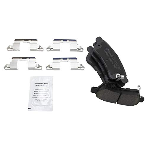 TRQ Performance Front and Rear Ceramic Brake Pad and Rotor Set Coated