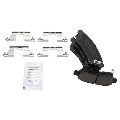 TRQ Performance Front and Rear Ceramic Brake Pad and Rotor Set Coated