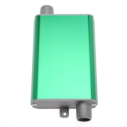 24mm Exhaust Muffler Pipe Upgraded for Chinese for Eberspacher Diesel Heaters Air Compressor with 2 clamps and screws, Green - color: Green