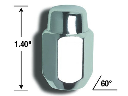 Gorilla Automotive 71147 Acorn Lug Nuts (14mm x 1.50 Thread Size) - size: 12-mm X 1.75
