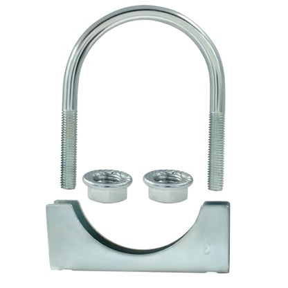 3" U Heavy Duty U-Bolt Clamp, Stainless Steel, 2-Pack - size: 3",2PCS