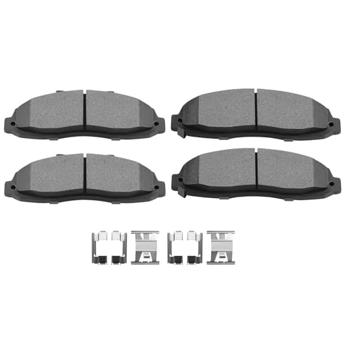 SCITOO Semi-Metal Discs Brake Pads Fit For Ford For F-150 1997-2003 - size: Front D679 [4PCS]