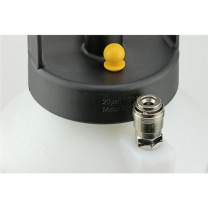 Mityvac MV6840 Hydraulic Brake and Clutch Pressure Bleeding System, Includes Seven (7) Master Cylinder Adapters, 1.2 Gallon Reservoir, Quick-Change Connections Pressure Relief Valve, Storage Case