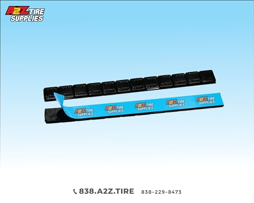 600 Pieces Black Adhesive Wheel Weight, 3 oz 50 Strips 1/4oz Each