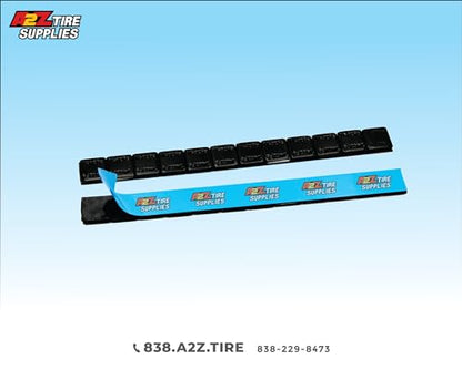 600 Pieces Black Adhesive Wheel Weight, 3 oz 50 Strips 1/4oz Each