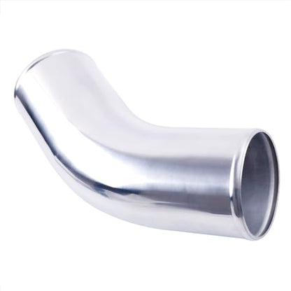 Aluminum Pipe Tube Intercooler Hose 45 Degree OD102mm(4"), 6061 Aluminu Air Intake Tube, Length 11.8" (300mm), Thickness 2 mm - size: OD102(4"), style: 45 Degree