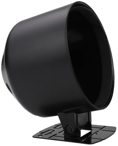 RACETECH 85mm Universal Single Gauge Mounting Cup & Stand – Black - color: Black, size: 85mm (3-3/8")