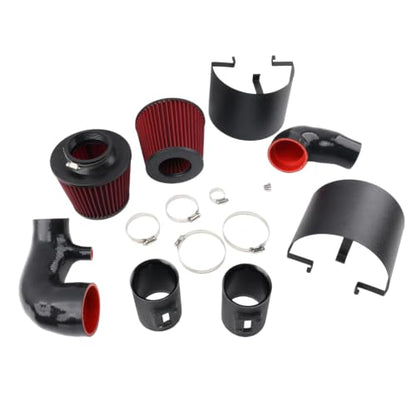 Cold Air Intake with Heat Shield Fit for 2016-2024 Infiniti Q50 Q60 3.0L Twin Turbo VR30DDTT, Increased Horsepower & Throttle Response - color: 2016-2024 Infiniti Q50 Q60 3.0L with Heat shield