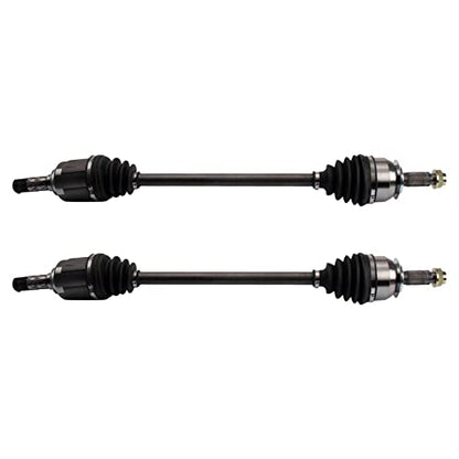TRQ Front 2 Piece CV Axle Shaft Assembly Set - style: CSA32613
