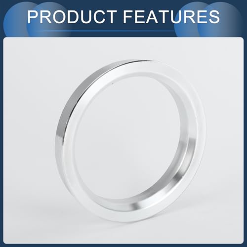 Hub Centric Rings, 57.1mm ID to 70.1mm OD Vehicle Wheel Hubrings Aluminum Alloy, 4 Pcs - size: 57.1mm to 70.1mm
