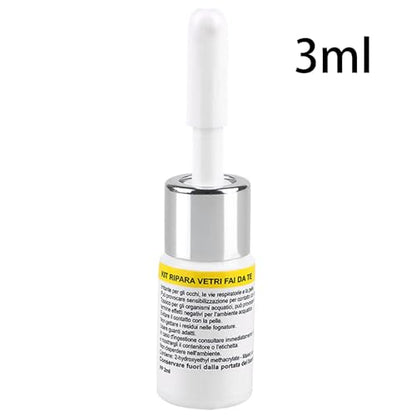 Windshield Crack Repair Fluid Car Glass Windshield Crack Chip Nano Repair - color: White