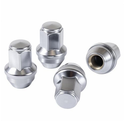24pcs M14x1.5 Lug Nuts 14x1.5 Chrome Lug Nuts Large Acorn Seat Lug Nut One-Piece Design for 2015-2023 Ford F-150 F150 Expedition Lincoln Navigator OEM Factory Wheels