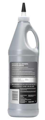 Valvoline Advanced Full Synthetic 75W-90 Gear Oil 1 QT - size: 75W-90 1 QT (Pack of 1)