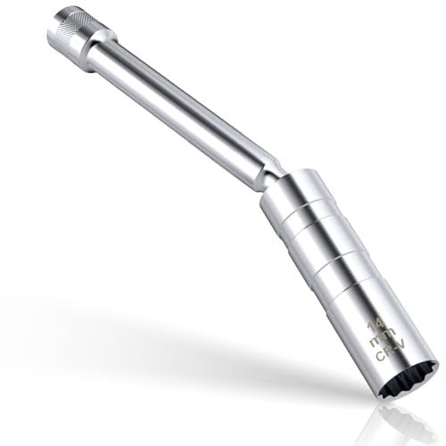 14mm Spark Plug Socket, Magnetic Spark Plug Socket for 9/16" Spark Plugs - color: 14mm x 5.9"