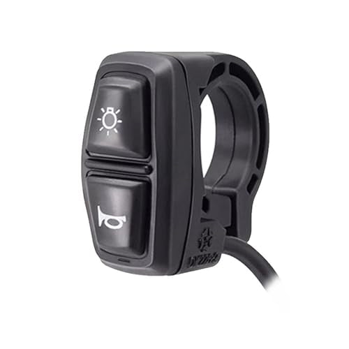 Universal 2in1 Ebike Light and Horn Switch Motorcycle Headlight Horn Button - style: 2-in-1 switch DK226