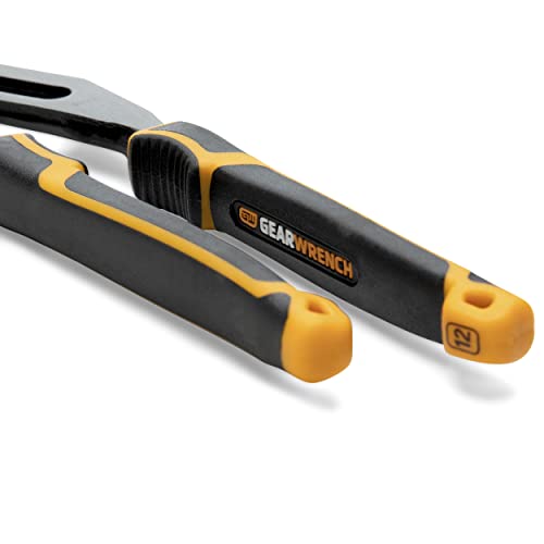 GEARWRENCH 8", 10”, & 12” PITBULL K9 Straight Jaw Dual Material Tongue and Groove Pliers Set - 82205CAZ - size: 3 Piece, style: Mixed Set