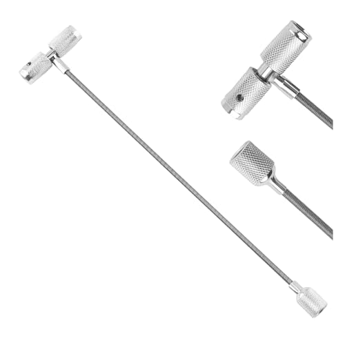 Tire Repair Valve Stem Tool,3 in 1 Steel Valve Stem Puller Fishing Tool with Non-Slip Handle,Universal Valves Stems Installation Tools Car Accessories as Emergency Roadside Kit