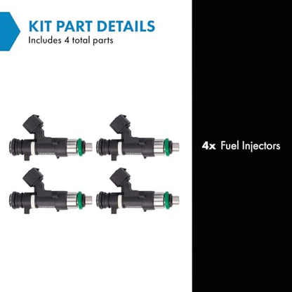 TRQ Fuel Injector Set - style: FIA58871