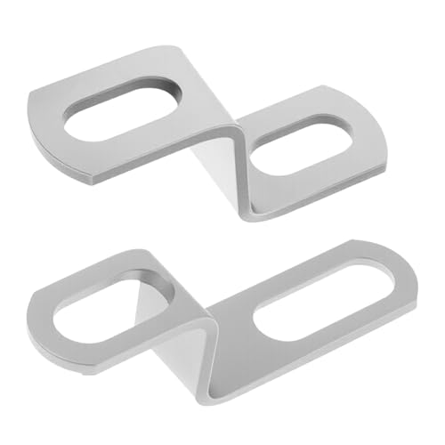 2 Pack Motorcycle Exhaust Bracket Z Shape Muffler Mounting Clamp Stand for Motorbike Silencer Exhaust Pipes Mounting Clamp Fasten Clip Round Band