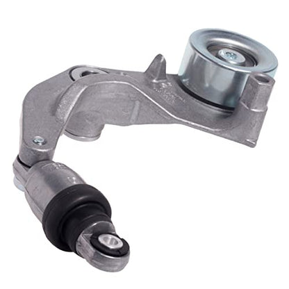 39077 Accessory Drive Belt Tensioner With Pulley Assembly (For L4 1.8L) Fit For 2007-2011 Honda Civic (OE# 31170RWK015) - size: 39077