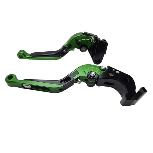 Brake Clutch Levers Replacement for ZX6R ZX6RR ZX636 2019-2025 - color: Black Green