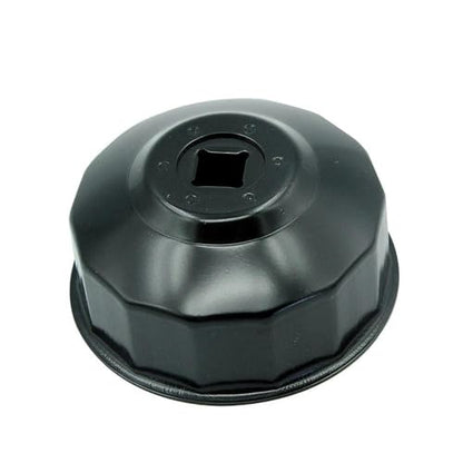 65mm Oil Filter Socket 3/8" Drive, 14-Flute Non-Slip Removal Wrench