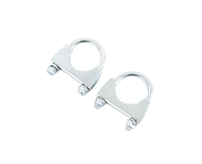 1.75" [1 3/4"] ID x 16.5" Length Universal T304 stainless steel Exhaust Flex Pipe with 2x Metal Steel U Bolt Clamps - size: 1.75'' x 16.5''+ 2 x U Bolt
