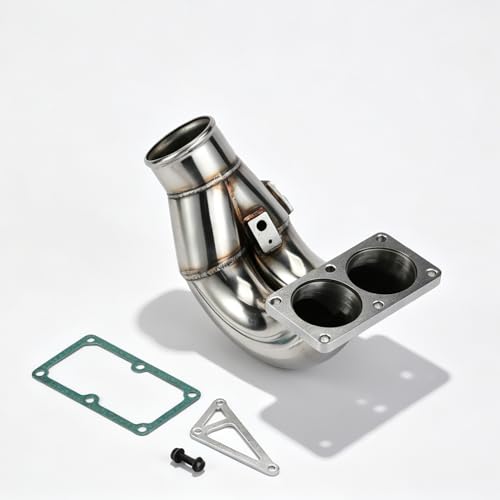 Stainless Steel Exhaust Pipes for 2007-2018 Dodge Ram 2500 3500 6.7L 3.5" Cummins Diesel - size: for 2007-2018 Ram 2500 3500