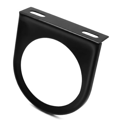 1PCS Metal Single Hole Gauge Mounting Bracket Pod, 2-1/16" 52mm Universal Car Truck Dashboard Instrument Gauge Holder Panel Shell (Black)