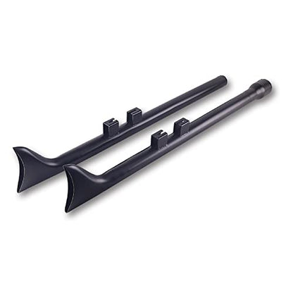 36 Inch Fishtail Slip on Mufflers, Black - color: Black, size: 36"