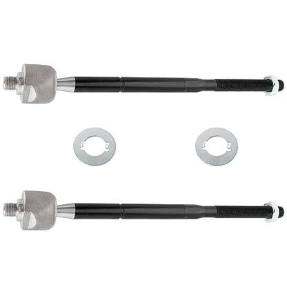 BOXI 2pcs Front Inner Tie Rod End Links Fit for Chrysler Town & Country 2005-2007 / for Dodge Caliber 2007-2012/Caravan 2005-2007/Grand Caravan 2005-2007 / for Jeep Compass Patriot 2007-2017 | EV80645