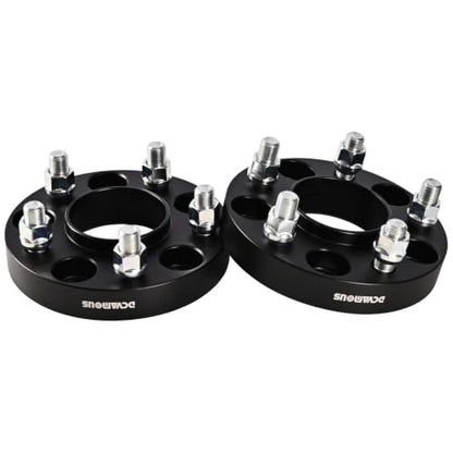 4pc Forged 5x4.75 Hubcentric Wheel Spacers 1 Inch Thick with M12x1.5 Studs - size: 1 Inch-4 PCS