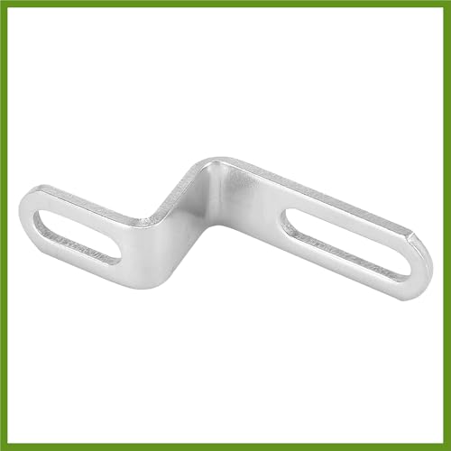 20mm 30mm 0.8" 1.18" Motorcycle Exhaust Pipe Bracket Z Shape Muffler Mounting Clamp Stainless Steel Silver Tone Vehicle Components