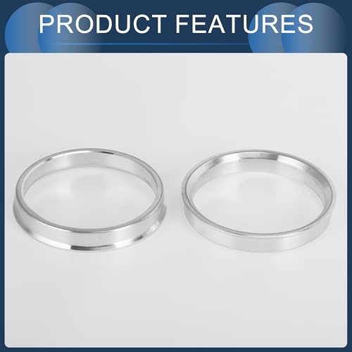 Hub Centric Rings, 60.1mm ID to 67.1mm OD Vehicle Wheel Hubrings Aluminum Alloy, 4 Pcs - size: 60.1mm to 67.1mm
