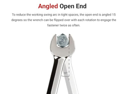 TEKTON Combination Wrench Set, 4-Piece | WCB90108 - size: 4-pc. (13/16 - 1 in.)