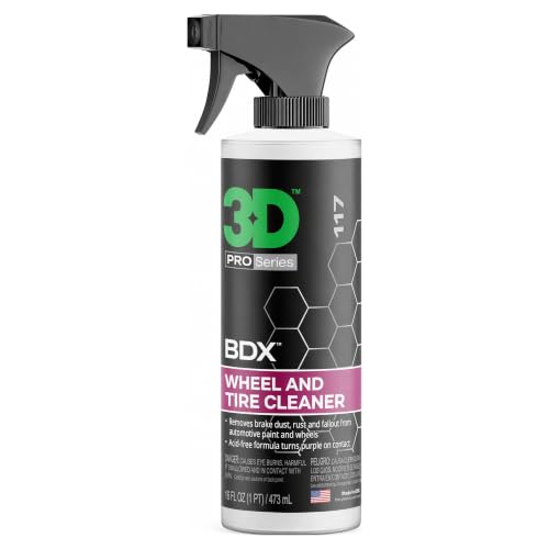3D BDX Iron Remover – Fast Acting Fallout & Brake Dust Cleaner | Purple Color-Changing Spray for Wheels & Paint | Acid-Free | Made in USA | Car Detailing | 16 oz - size: 16 Fl Oz (Pack of 1)