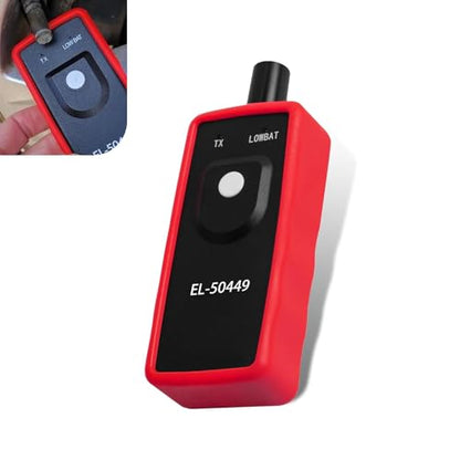 EL-50449 Car TPMS Activation Tool,6×2.3" Relearn Tool for Vehicle Tire Pressure, Portable Compact TPMS Monitor and Relearn Sensor, Universal for Most Cars, Trucks, SUVs (Black)