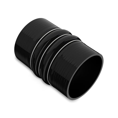 Endure 4"(102mm) Turbo Intercooler Hose, CAC Silicone 4-Ply - Black - color: Black, size: 4Inch-(102mm)