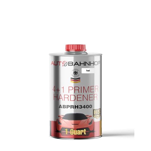 AB-PR 3400 4:1 HS Urethane Fast Hardener - Professional Grade, High Durability, Quick Curing Hardener for 2K Urethane Primers, Automotive & Industrial Applications – 1 Quart - color: Fast Hardener