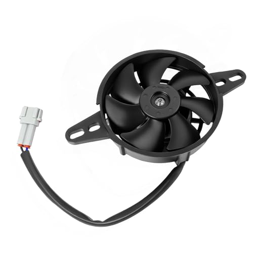 12V DC 4 Inch Motorcycle Radiator Cooling Fan, Thermal Cooling Fan for NC250, 150-250cc ATV, Motorcycle and Dirt Bike - color: 1-PACK
