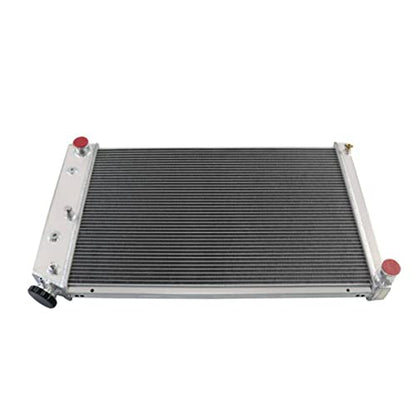 4 Row Radiator For Chevy Camaro Monte Carlo G-Body GMC 1970-1981 - size: 4 Row Radiator+CNC 1.3Bar Cap