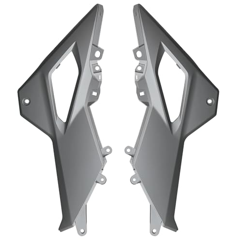 Mokuo Motorcycle Satin Light Gray ABS Bodywork Side Cover Fit For Honda Grom Msx125 SF 2016-2020 Fairings Kit Parts - style: Side Cover